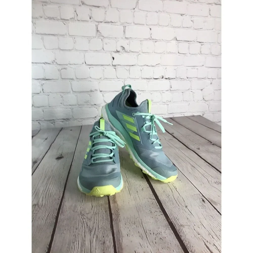 Adudas Women's Athletic Shoes - light blue and yellow - Picture 3 of 12